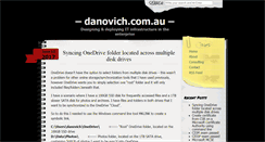 Desktop Screenshot of danovich.com.au